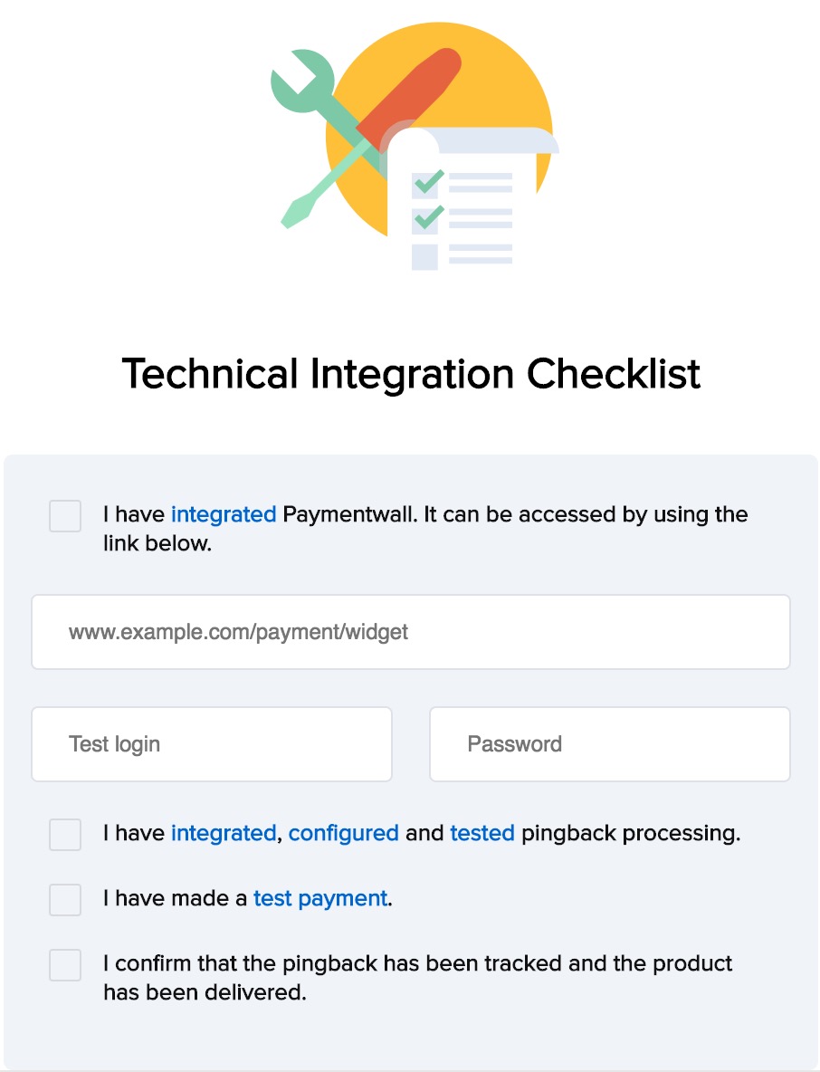 Technical Checklist for Project Review