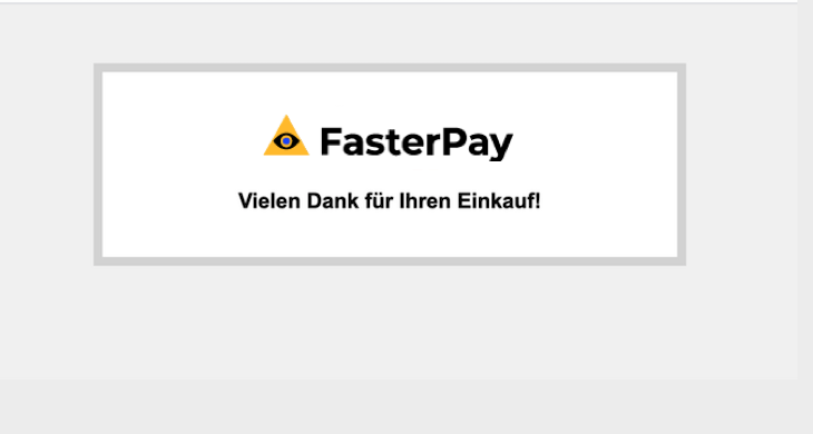 FasterPay Bank Transfer preset