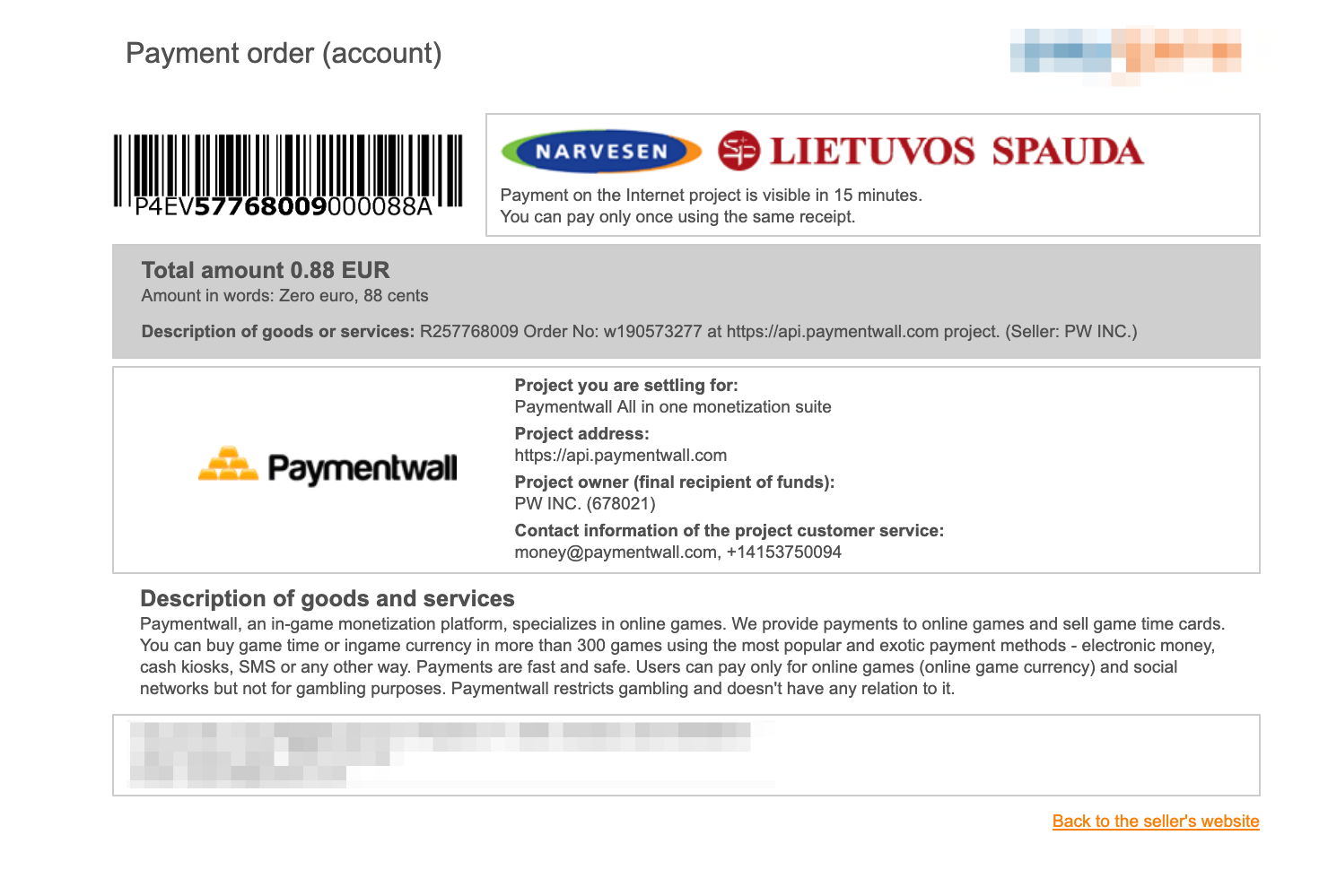 Narvesen checkout