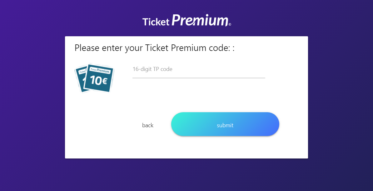 Ticket Premium preset