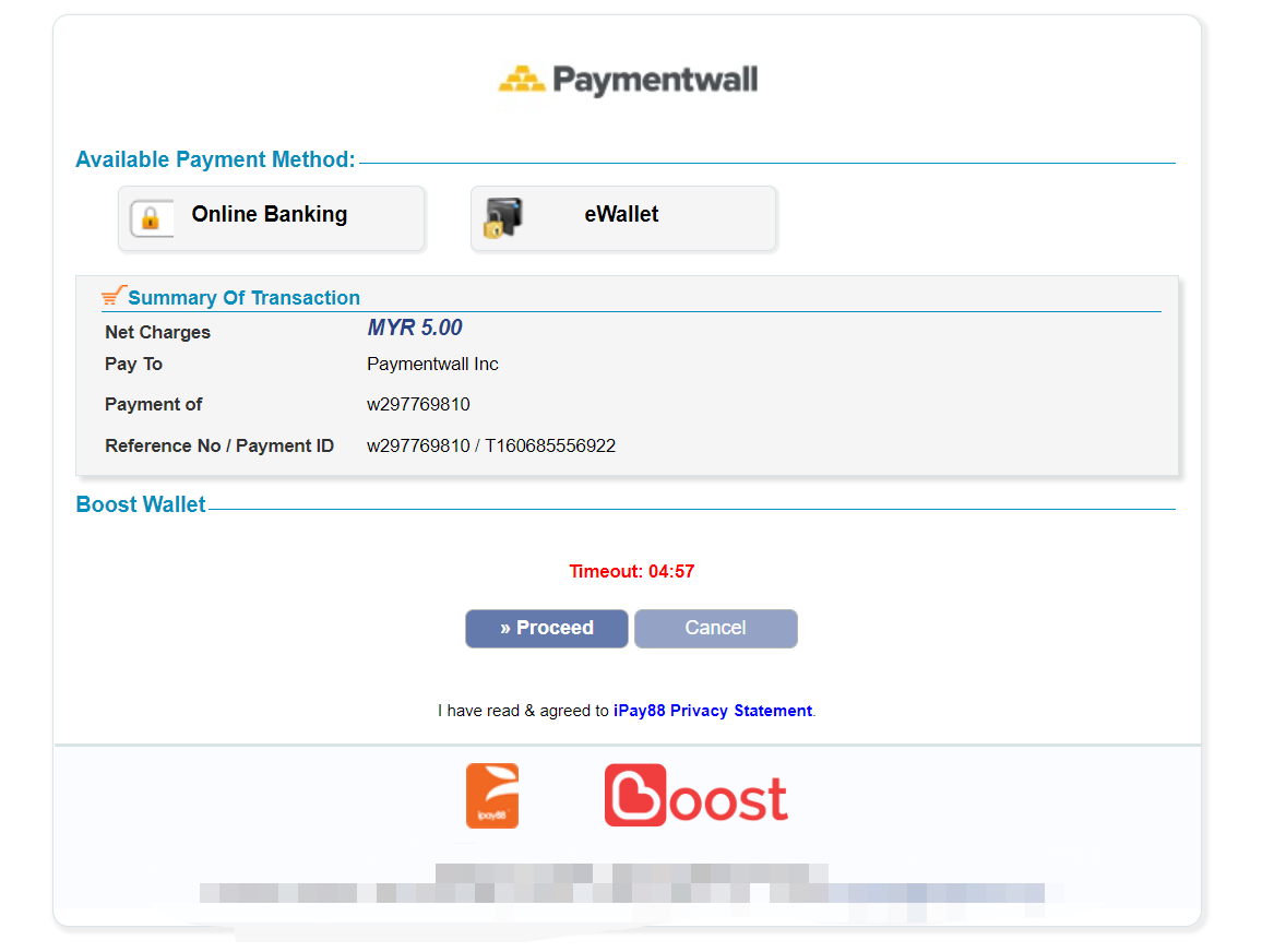 boost online payment