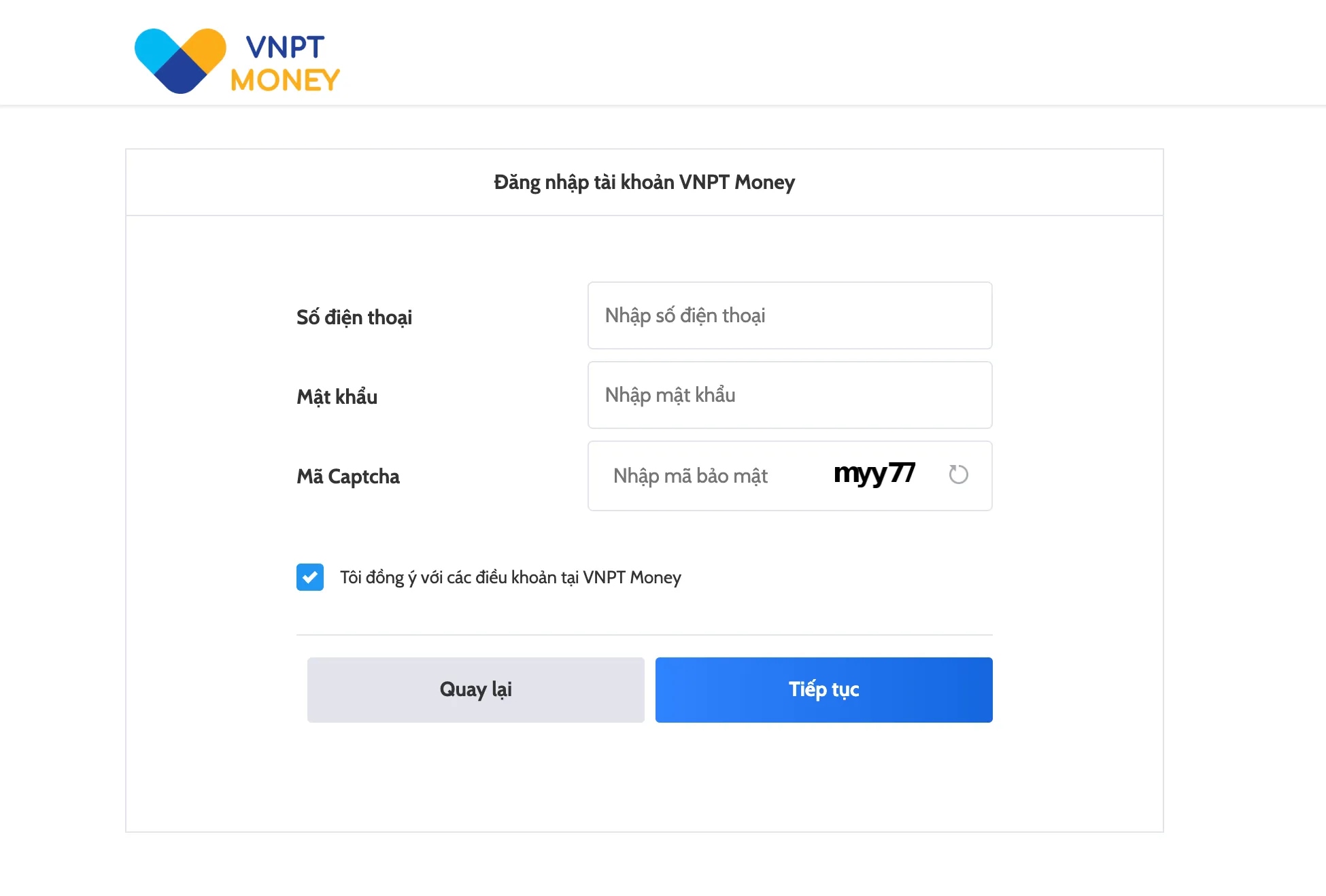 VNPT Money Step 3